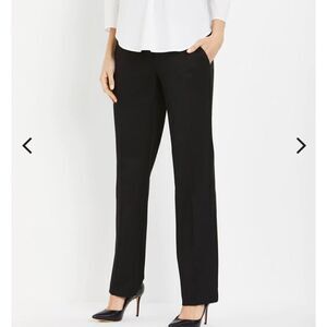 motherhood maternity straight leg black pants